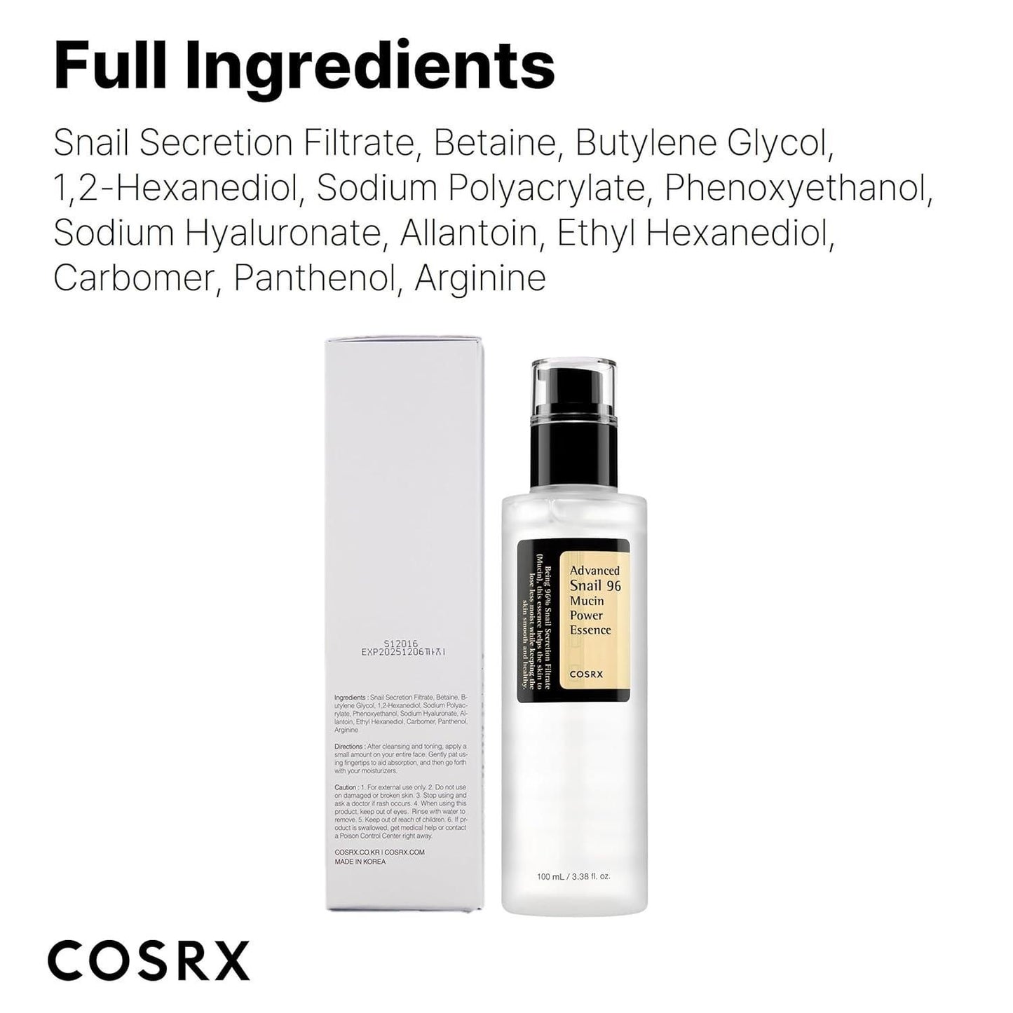 Snail 96 Mucin Power Essence 100 Ml